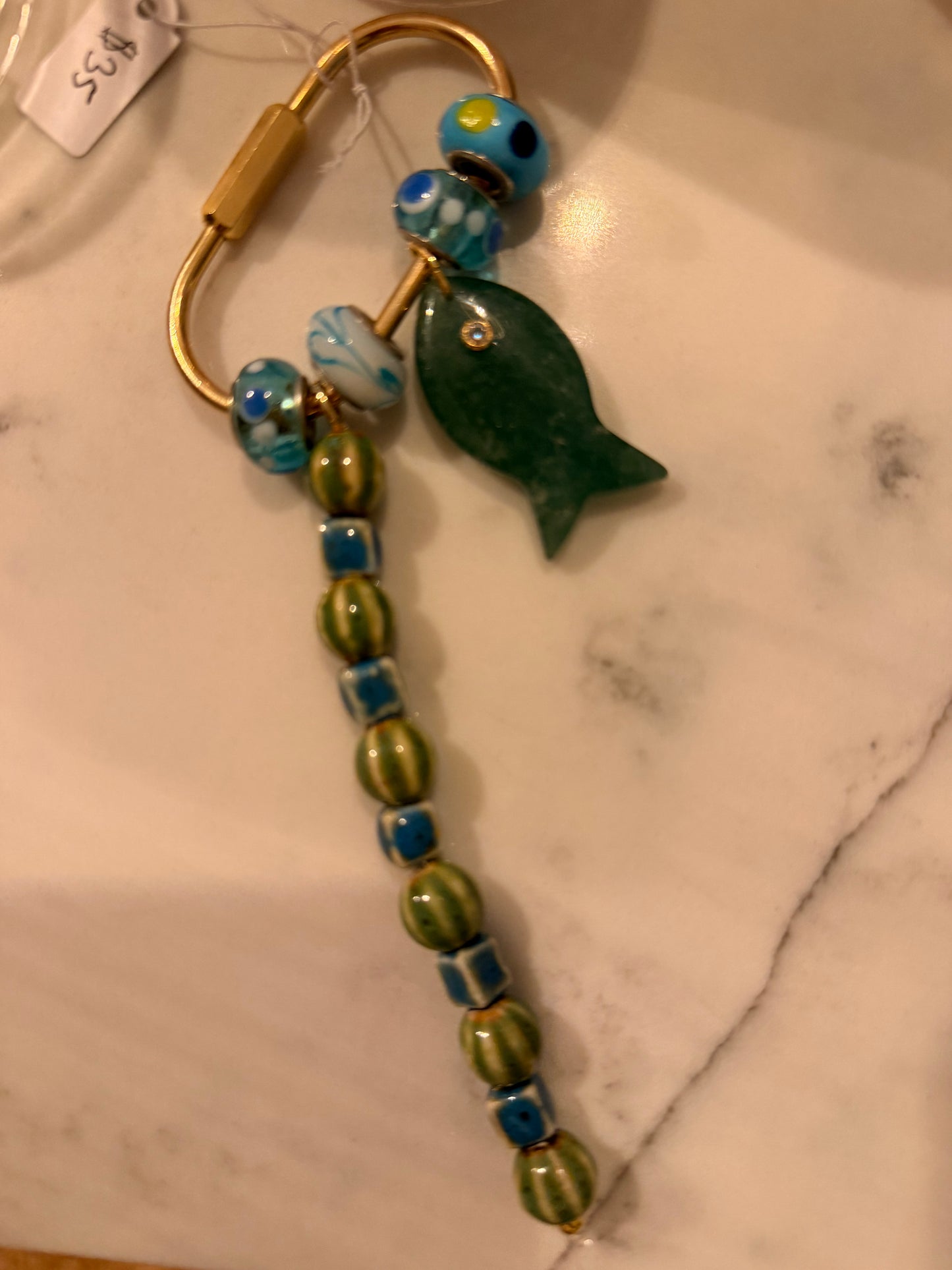 Bead & Chain Key Chain