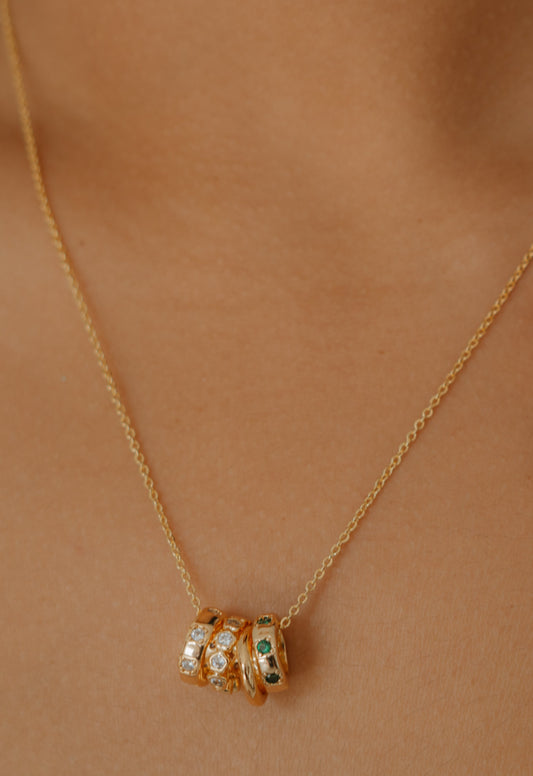 4 Rings Necklace