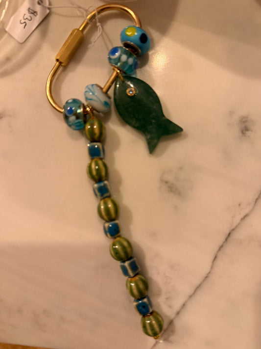 Bead & Chain Key Chain